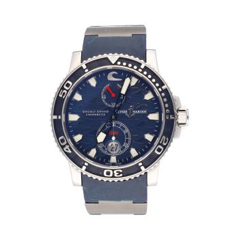 ULYSSE NARDIN<BR>MAXI MARINE BLUE SURF DIVER ACERO 43MM... · ref.: 263-36