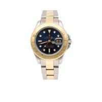 ROLEX<BR>YACHT-MASTER SEÑORA ACREO Y ORO ESFERA...