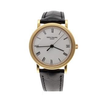 PATEK PHILIPPE<BR>CALATRAVA CLOUS DE PARIS ORO AMARILLO ... · ref.: 3802/200J-001