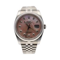 ROLEX<BR>DATEJUST MADREPERLA BRILLANTES ACERO J...