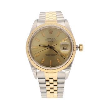 ROLEX<BR>OYSTER PERPETUAL DATE ACERO Y ORO 34MM... · ref.: 15223