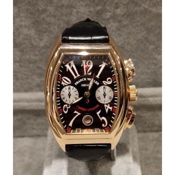 FRANCK MULLER<BR>CONQUISTADOR ORO ROSA CHRONOGRAPH. · ref.: 8005 CC