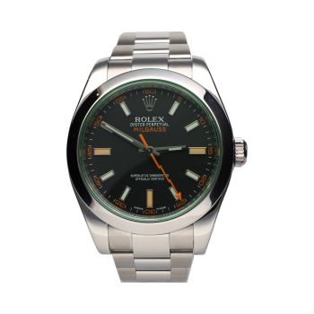 ROLEX<BR>MILGAUSS ACERO CRISTAL VERDE 40MM.    ... · ref.: 116400GV