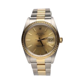 ROLEX<BR>OYSTER PERPETUAL DATE ACERO Y ORO 34MM... · ref.: 15053