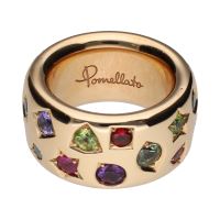 ANILLOS / SORTIJAS<BR>SORTIJA POMELLATO ICÓNICA MULTICOLOR E...