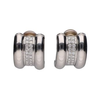 PENDIENTES<BR>PENDIENTES CHOPARD EN ORO BLANCO Y BRI... · ref.: (AMAM)