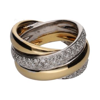 ANILLOS / SORTIJAS<BR>SORTIJA EN ORO BLANCO Y ORO AMARILLO C... · ref.: PRESENTA CERTIFICADO...