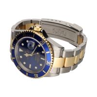 Submariner date acero y oro azul.   