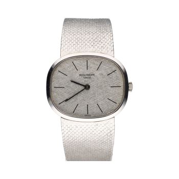 PATEK PHILIPPE<BR>ELLIPSE ORO BLANCO CABALLERO 32MM. MED... · ref.: 3545 2