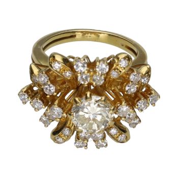 ANILLOS / SORTIJAS<BR>SORTIJA EN ORO AMARILLO CON BRILLANTE ... · ref.: PRESENTA CERTIFICADO...
