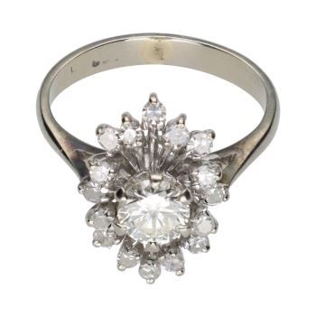 ANILLOS / SORTIJAS<BR>SOLITARIO EN ORO BLANCO CON BRILLANTE ... · ref.: PRESENTA CERTIFICADO...