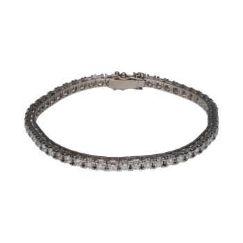PULSERAS<BR>PULSERA RIVIERE EN ORO BLANCO CON BRIL... · ref.: PRESENTA CERTIFICADO...