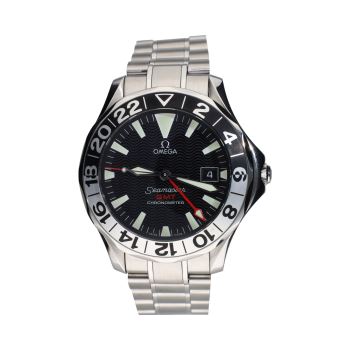 OMEGA<BR>SEAMASTER GMT 50 ANIVERSARIO ACERO 41M... · ref.: 25345000