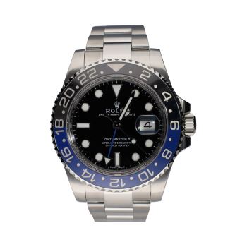 ROLEX<BR>GMT-MASTER II BATMAN ACERO OYSTER. · ref.: 116710BLNR