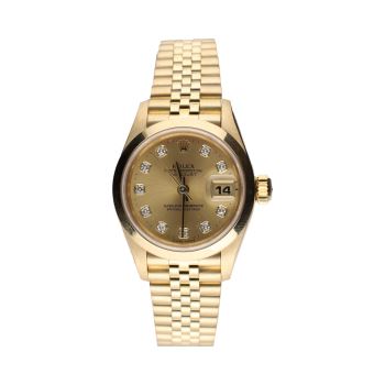 ROLEX<BR>DATEJUST SEÑORA ORO AMARILLO BRILLANTE... · ref.: 79168