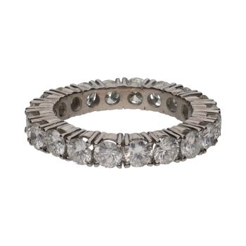 ANILLOS / SORTIJAS<BR>SORTIJA ETERNITY EN PLATINO CON BRILLA... · ref.: PRESENTA CERTIFICADO...