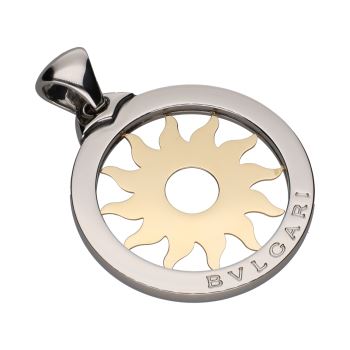 COLGANTES<BR>COLGANTE SOL DE BULGARI EN ACERO Y ORO... · ref.: (OXM)