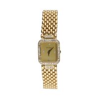 BUCHERER<BR>SEÑORA ORO AMARILLO CON BRILLANTES.