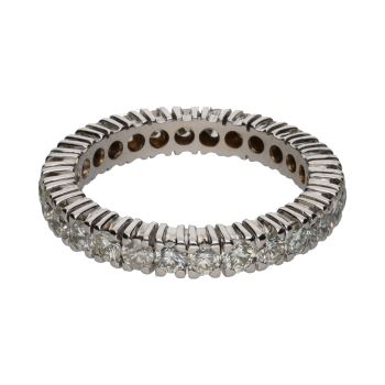 ANILLOS / SORTIJAS<BR>SORTIJA ALIANZA ETERNITY EN ORO BLANCO... · ref.: PRESENTA CERTIFICADO...