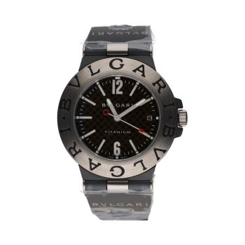 BULGARI<BR>DIAGONO TITANIUM CAUCHO 38MM. · ref.: TI 38 TA