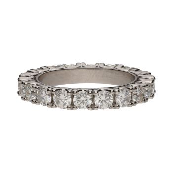 ANILLOS / SORTIJAS<BR>SORTIJA ALIANZA ETERNITY EN PLATINO CO... · ref.: PRESENTA CERTIFICADO...