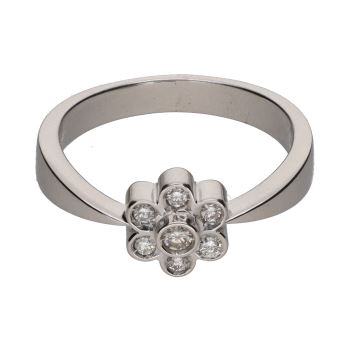 ANILLOS / SORTIJAS<BR>SORTIJA EN ORO BLANCO CON BRILLANTES. ... · ref.: (RIS)