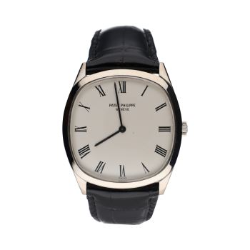 PATEK PHILIPPE<BR>ELLIPSE ORO BLANCO CUERDA MANUAL 33MM.... · ref.: 3544