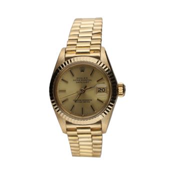 ROLEX<BR>DATEJUST SEÑORA ORO AMARILLO PRESIDENT... · ref.: 6917