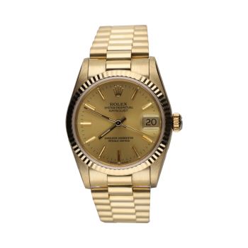 ROLEX<BR>DATEJUST ORO AMARILLO CADETE PRESIDENT... · ref.: 68278