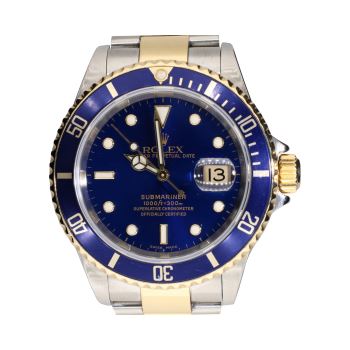 ROLEX<BR>SUBMARINER DATE ACERO Y ORO 40MM. · ref.: 16613