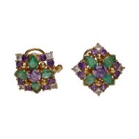 PENDIENTES<BR>PENDIENTES REALIZADOS EN ORO AMARILLO ...