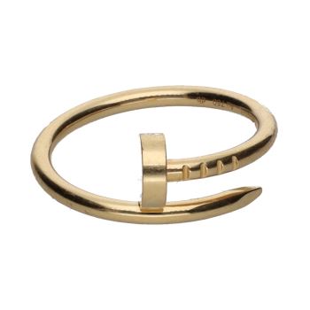 ANILLOS / SORTIJAS<BR>SORTIJA JUSTE UN CLOU DE CARTIER EN OR... · ref.: CERTIFICADO CARTIER....