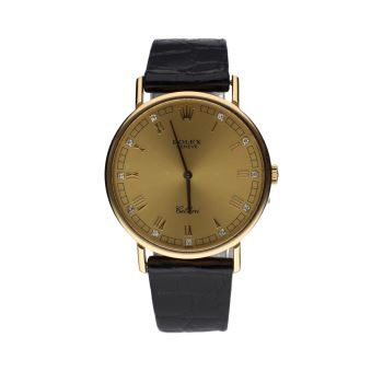 ROLEX<BR>CELLINI ORO AMARILLO BRILLANTES 32MM. ... · ref.: 5112