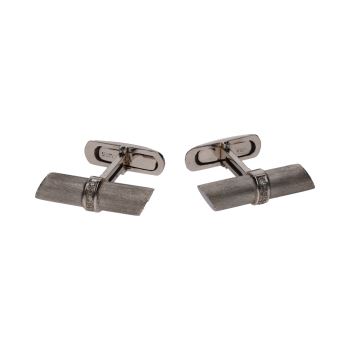 GEMELOS<BR>GEMELOS EN ORO BLANCO CON BRILLANTES. · ref.: (INM)