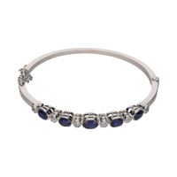 PULSERAS<BR>PULSERA RÍGIDA REALIZADA EN ORO BLANCO...