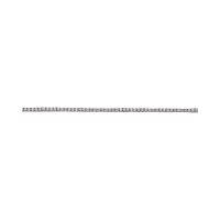 Pulsera riviere en oro blanco con brillantes.
