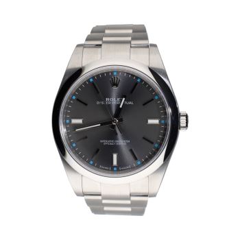 ROLEX<BR>OYSTER PERPETUAL ACERO ESFERA GRIS 39M... · ref.: 114300