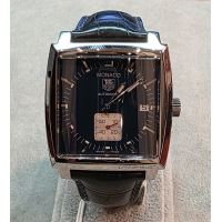 Monaco calibre 6 automatico acero 33mm.  
