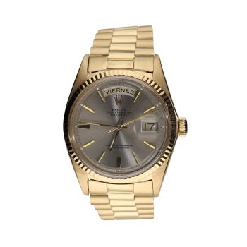 ROLEX<BR>DAY-DATE PRESIDENT ORO AMARILLO PLEXI ... · ref.: 1803