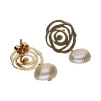 Pendientes tous en oro amarillo con perla.