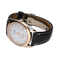 Cellini danaos oro blanco y oro rosa cuero 38mm.  