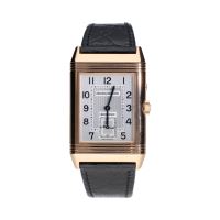 JAEGER-LECOULTRE<BR>REVERSO NIGHT-DAY ORO ROSA CUERDA MANU...