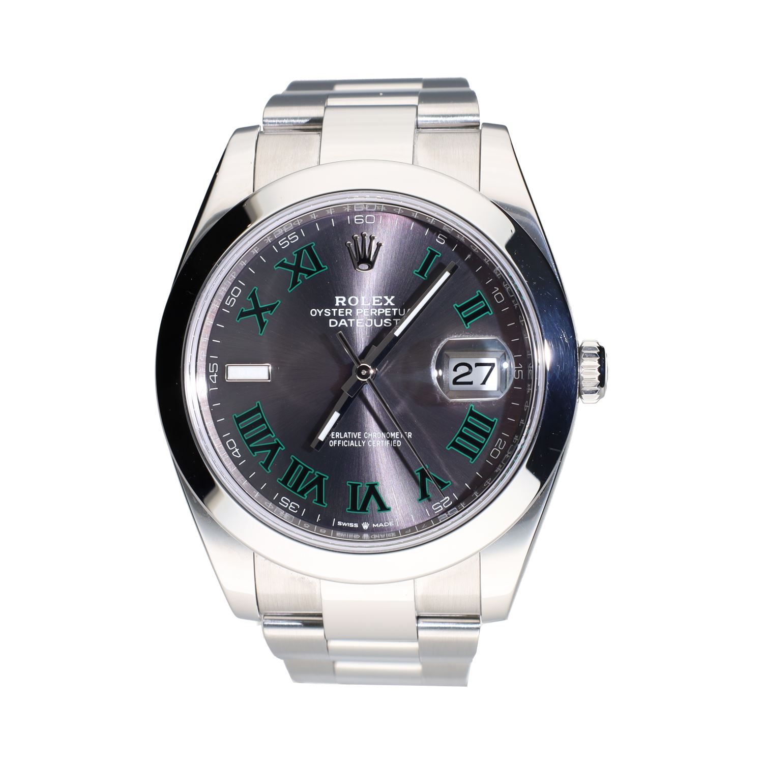 Datejust ii wimbledon acero oyster 41mm.   