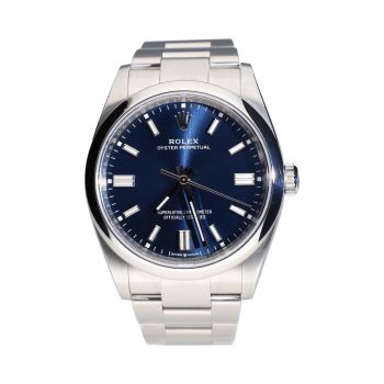 ROLEX<BR>OYSTER PERPETUAL ACERO ESFERA AZUL 36M... · ref.: 126000
