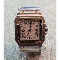 CARTIER<BR>SANTOS ACERO Y ORO AUTOMÁTICO 32MM.