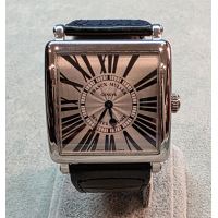 FRANCK MULLER<BR>MASTER SQUARE QUARTZ ACERO 33MM.