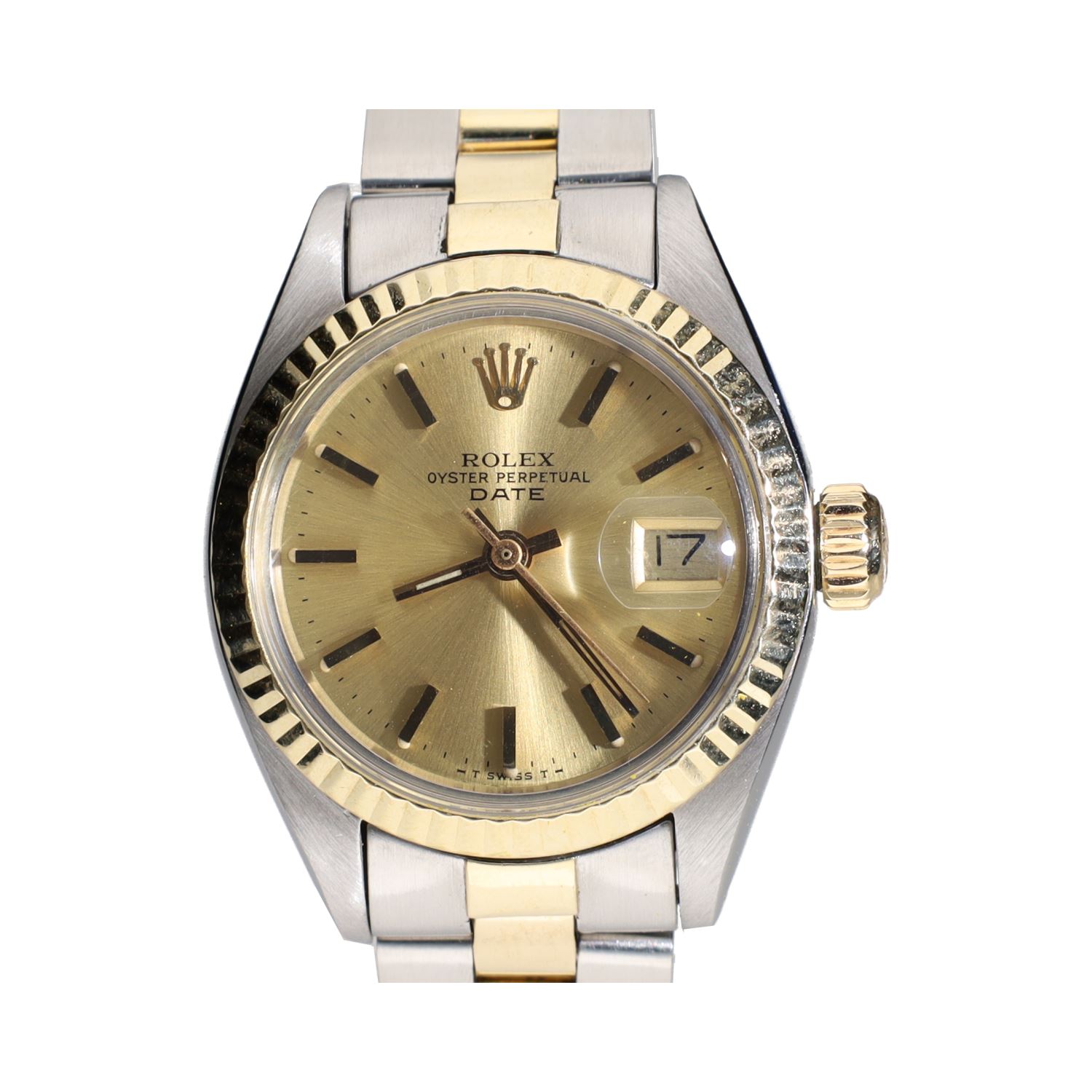 Oyster perpetual date acero y oro señora 26mm.   