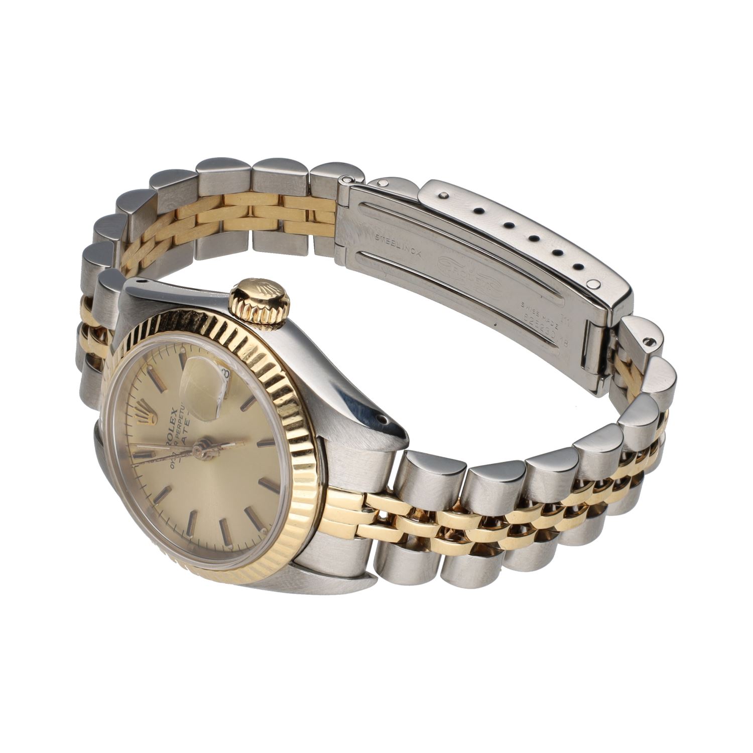 Oyster perpetual date señora acero y oro 26mm.   
