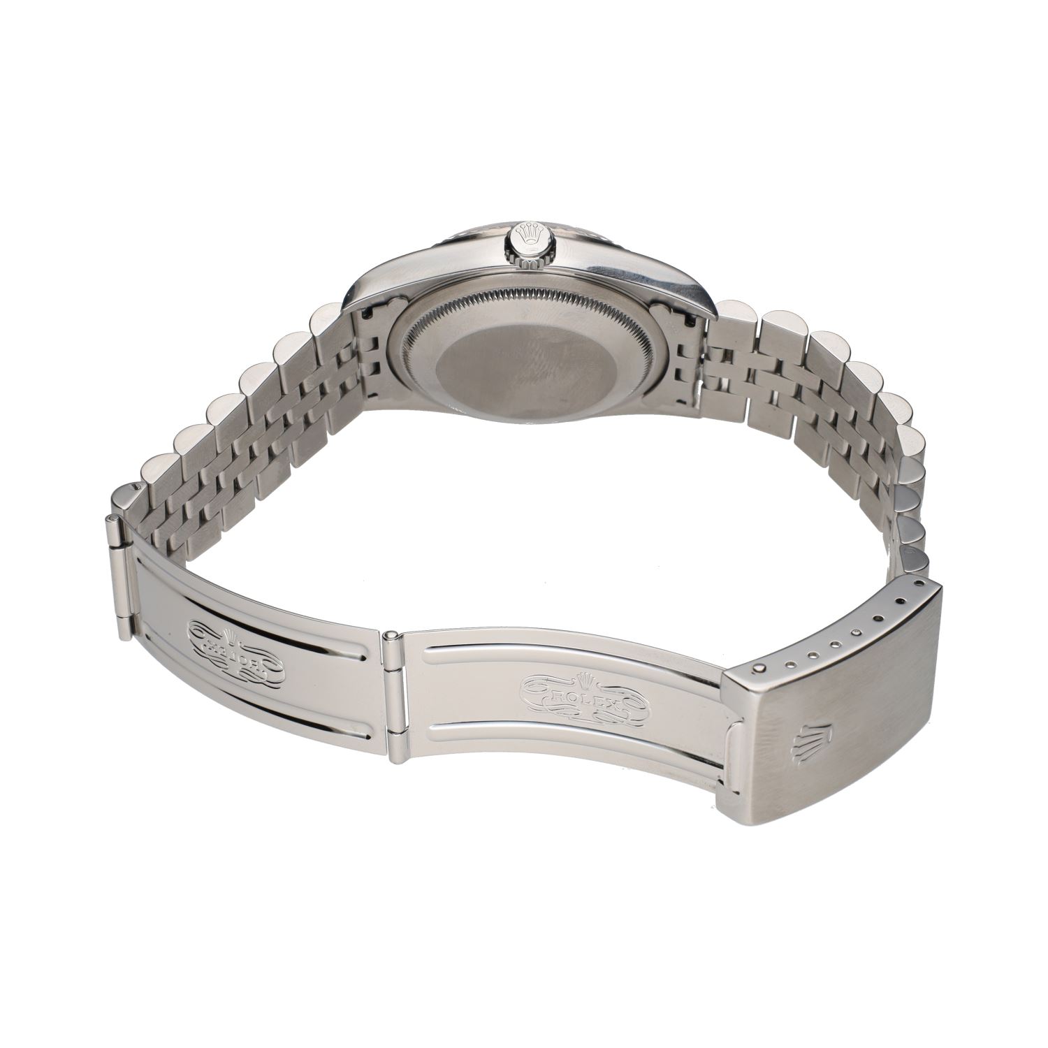 Datejust acero jubille bisel oro blanco esfera azul 36mm.   