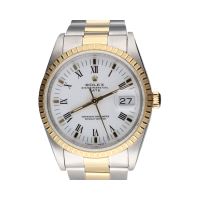 Oyster perpetual date acero y oro 34mm.   